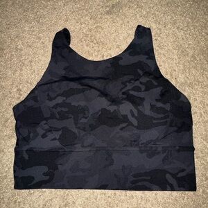 Lululemon Tank top/Sports bra- Camo size 8